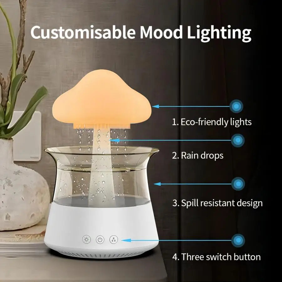 CloudHaven Rain Humidifier Lamp