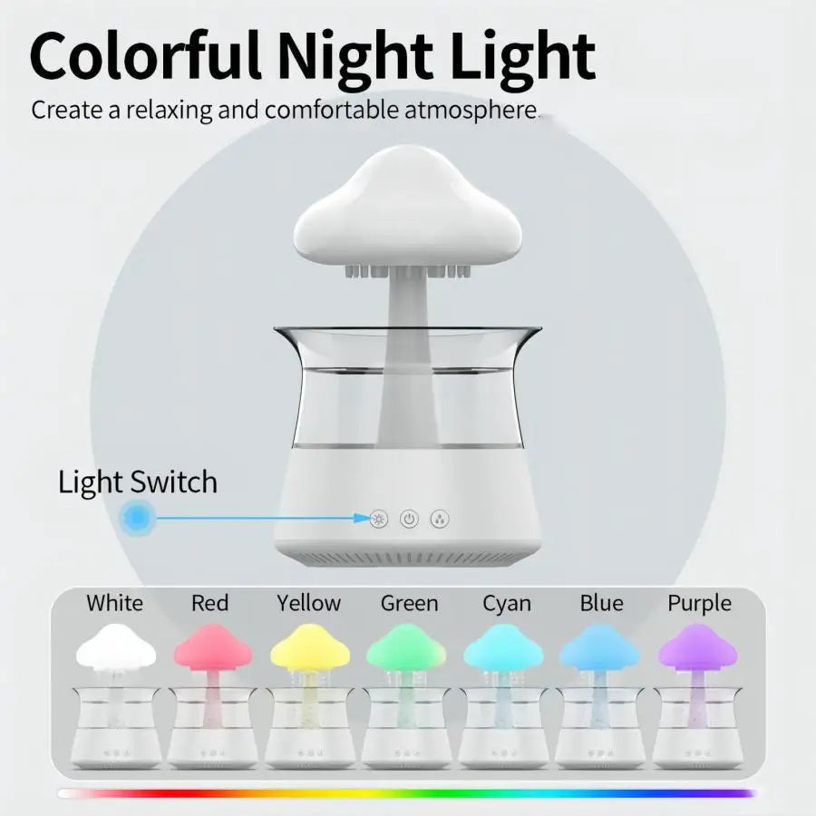 CloudHaven Rain Humidifier Lamp